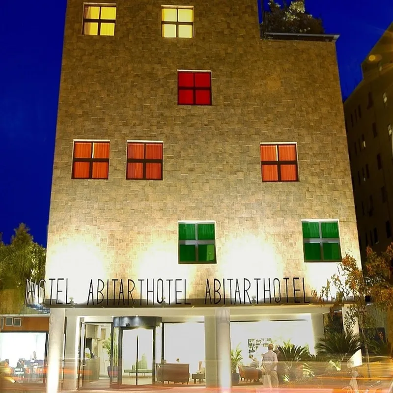 The building of the Abitart Hotel in Testaccio, Rome, Italy