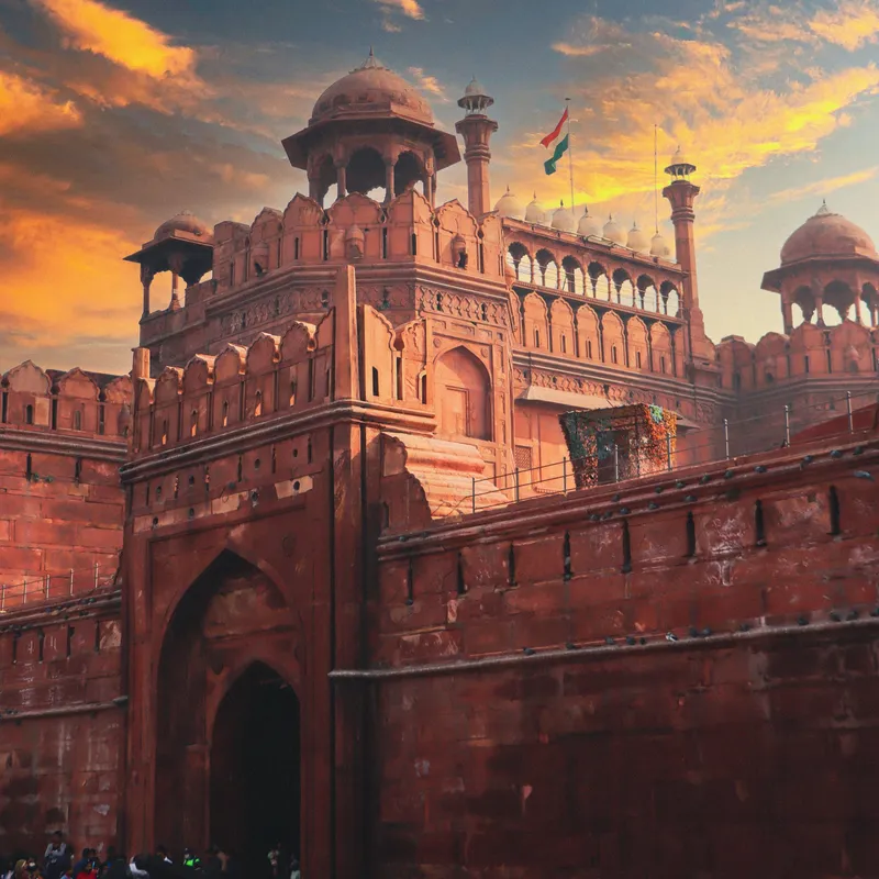 Mughal-era fort, a symbol of India's power in Delhi