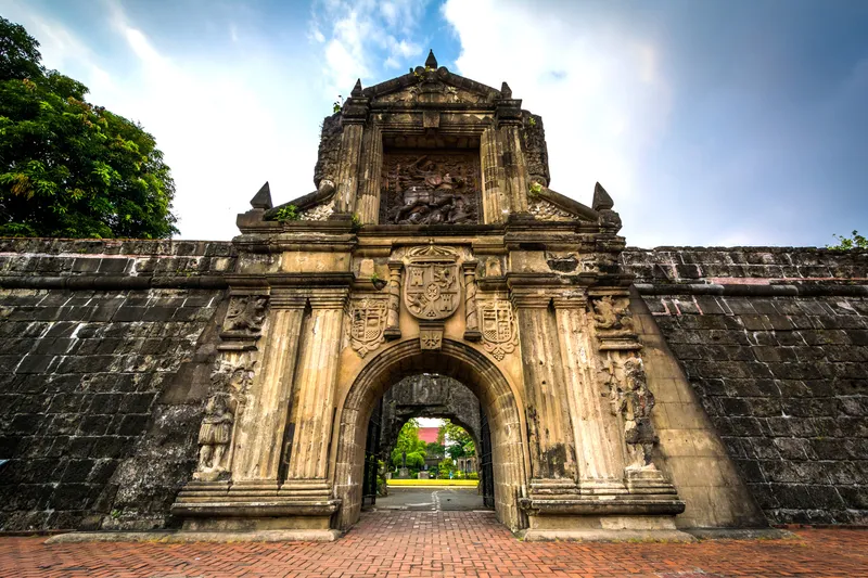 The entrance of Fort Santiago in Manila, Philippines