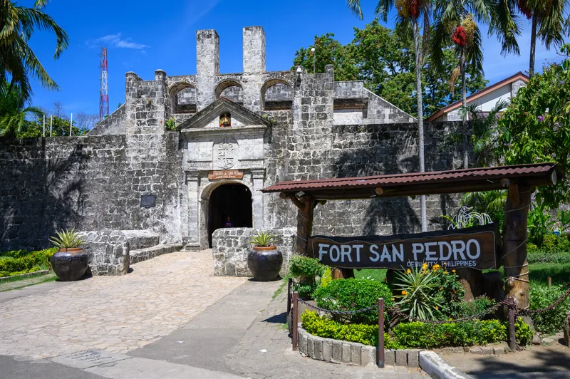 The entrance of Fort San Pedro in Cebu, Philippines