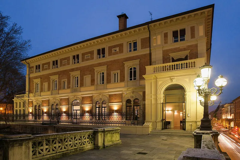 I Portici Hotel is located inside Palazzo Maccaferri in the center of Bologna, Italy