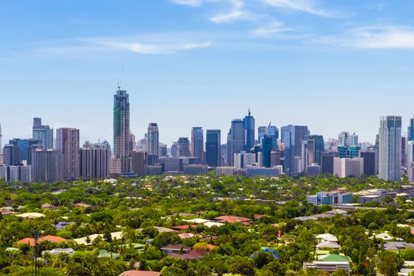 The skyline of Manila, Philippines
