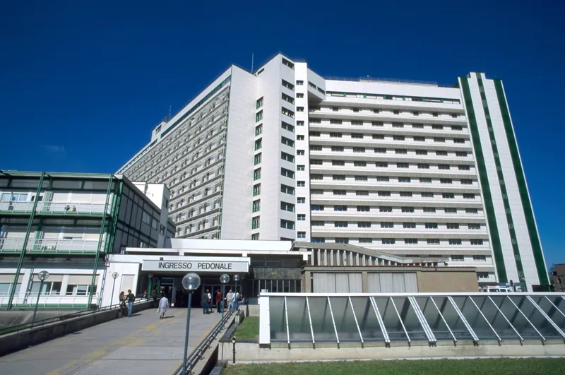 Ospedale Maggiore pedestrian entrance