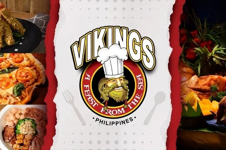 Vikings Luxury Buffet restaurant chain logo